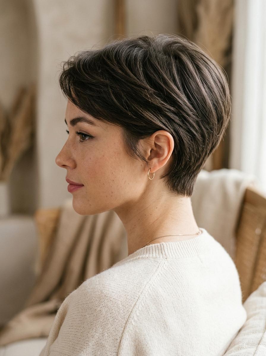 Moderner Kurzhaarschnitt ab 50 - moderner Kurzhaarschnitt für Frauen